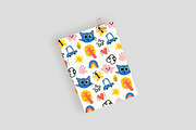 Kid's cute drawings patterns, a Decorative Illustration by OlgaBoncheva (Thumbnail 6 of 7)
