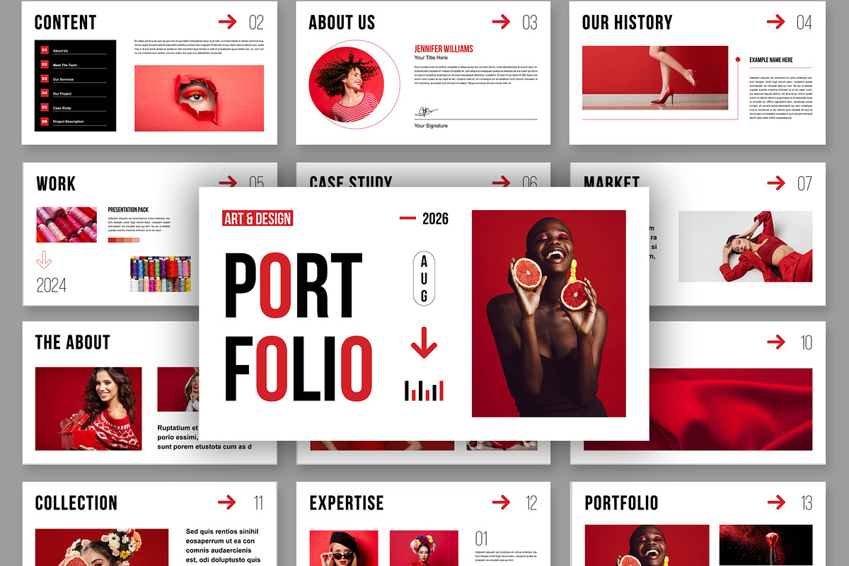 Brand Portfolio Presentation, a Presentation Template by MightyDesign (Photo 2 of 7)