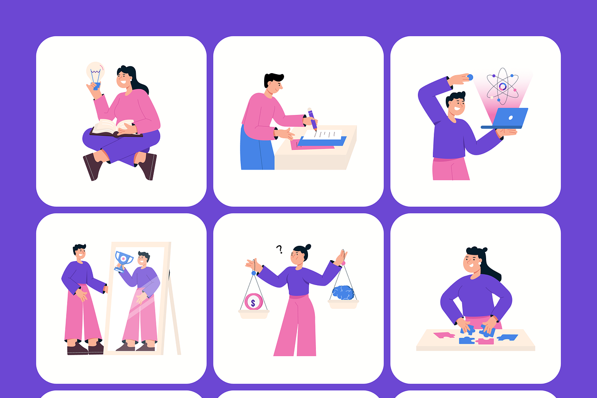210 Work & Productivity Set, a Work Illustration by Creative Stall (Photo 16 of 18)