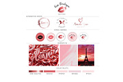 Pink Rose Branding Kit Canva, a Branding & Logo Template by CopertiniStudio (Thumbnail 2 of 7)