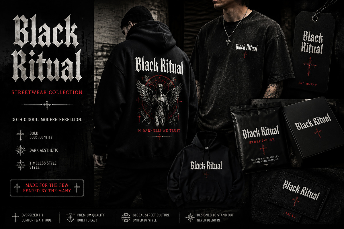 Black Ritual – Gothic Blackletter, a Blackletter Font by Wow Magic (Photo 2 of 4)