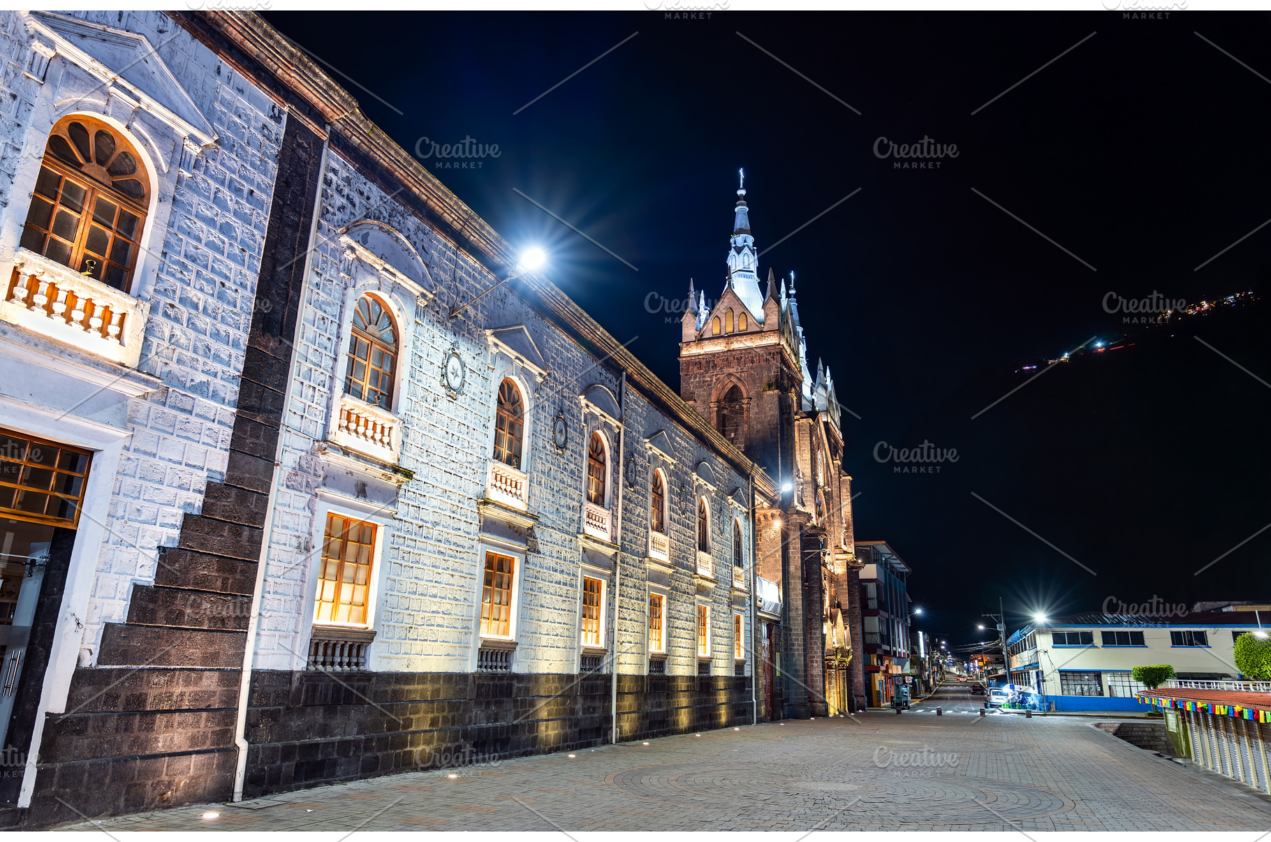 Basilica of Our Lady of the Holy, an Architecture Photo by Leonid Andronov
