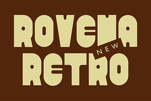 Rovena - Retro Display Font
