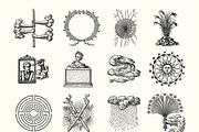 Vintage Occult Engravings Vector, an Object Illustration by DreamoraArt (Thumbnail 4 of 11)