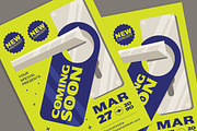 Coming Soon Info Flyer, a Flyer Template by Gumico Studio. (Thumbnail 1 of 3)