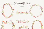 Loose wildflowers - watercolor set, an Illustration by Bruna Illustrates (Thumbnail 3 of 6)