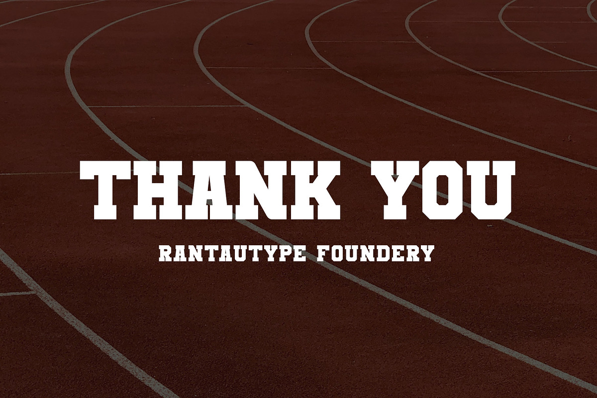 BravoTeam Sporty Font, a Sans Serif Font by RantautypeStudio (Photo 13 of 13)