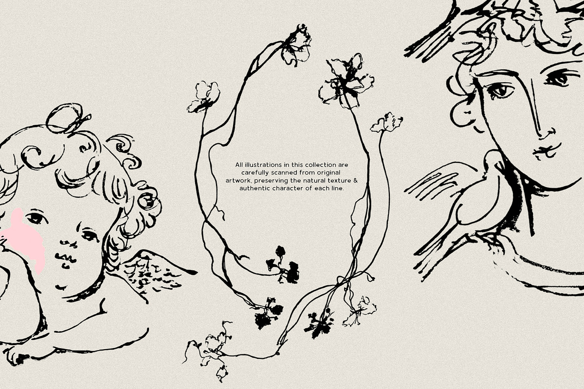 Timeless Romance: Wedding Line Art, a Decorative Illustration by Purple (Photo 7 of 13)