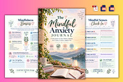 The Mindful Anxiety Journal, a Stationery Template by Designmela01 (Thumbnail 3 of 6)