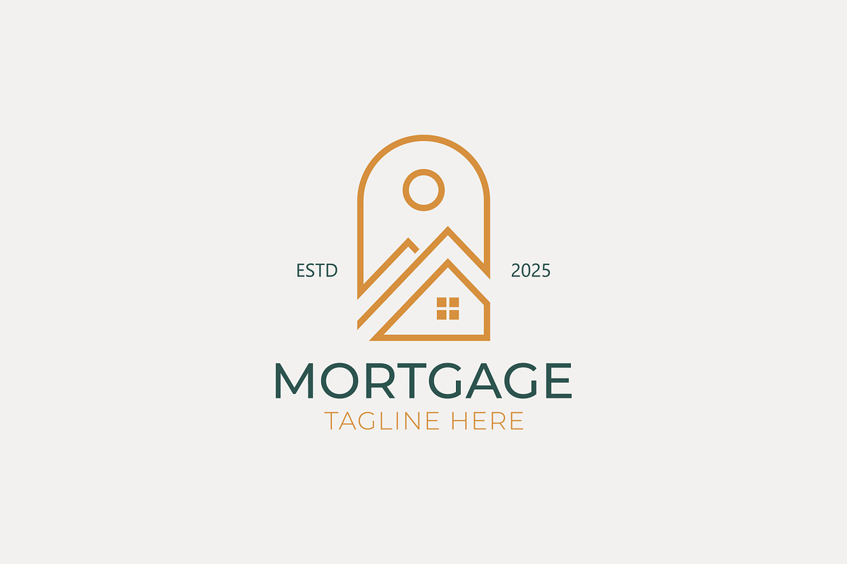 House Roof and Window Logo Abstract, a Branding & Logo Template by Signatoro (Photo 2 of 3)