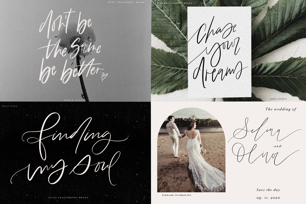 Lettering Brush Bundle + Workbook, a Brush Add-On by Darla Studio (Photo 3 of 16)