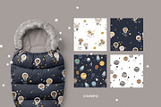 Space time Kids patterns, a Pattern Graphic by tatiletters (Thumbnail 3 of 14)
