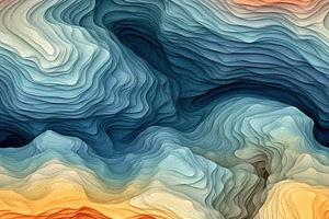 Trippy Waves Ripple Patterns, an Abstract Photo by Virgo Studio