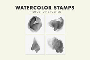 20 Watercolor Photoshop Brushes, a Brush Add-On by AB-TheDesigner (Thumbnail 4 of 4)