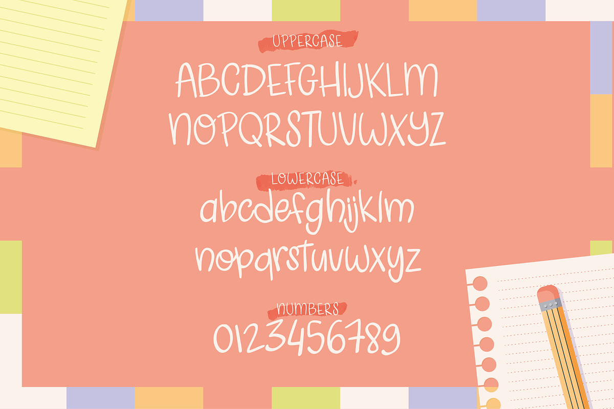 Beach POSTCARD | Handwritten font, a Handwritten Font by Fearless Confetti (Photo 4 of 8)