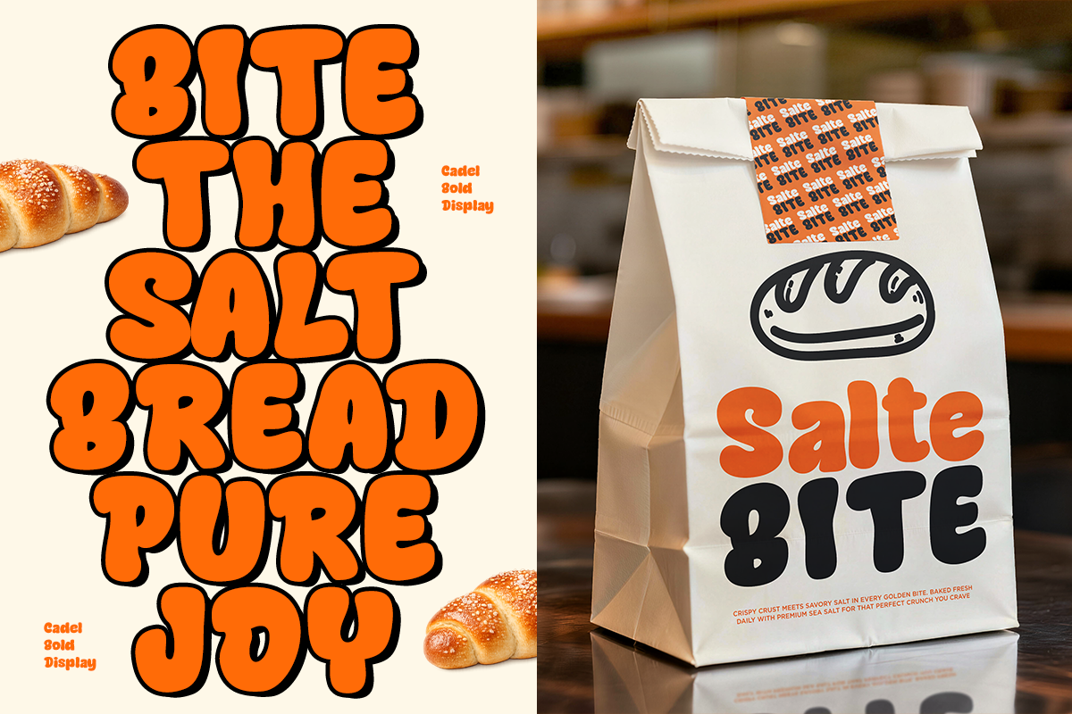 Cadel - Cute Groovy Bubble Font, a Sans Serif Font by Font Liner (Photo 2 of 10)