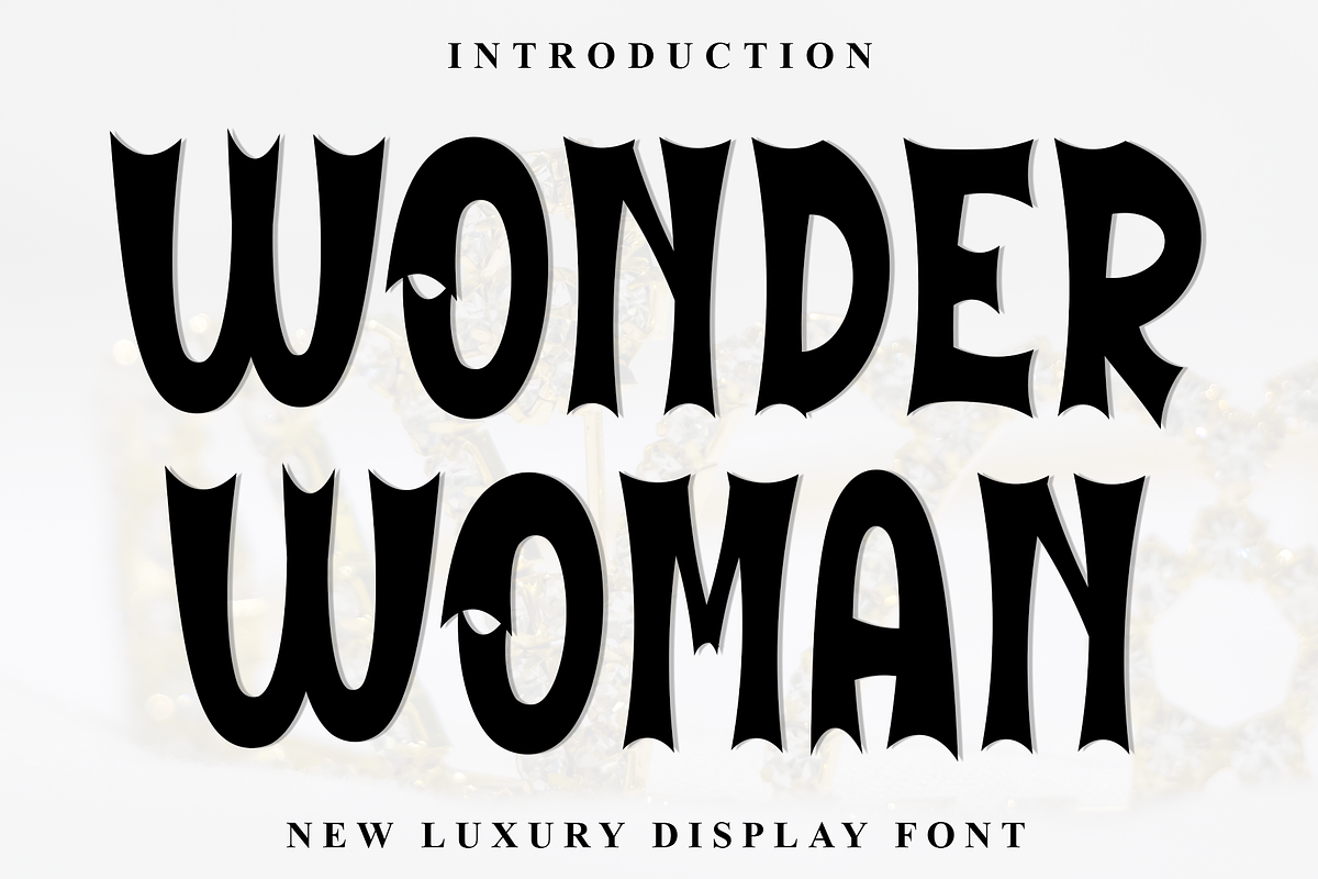 Wonder Woman, a Script Font by FreshTypeINK (Photo 1 of 8)