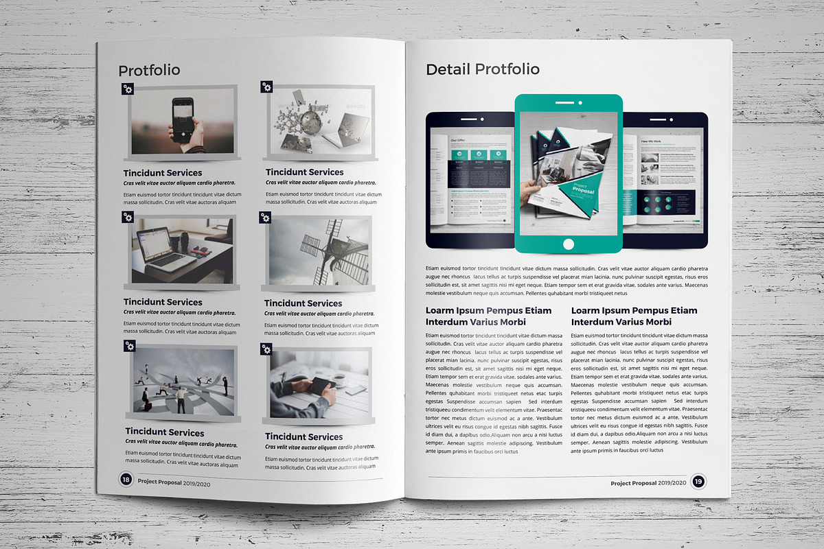 Project Proposal Template V7, a Brochure Template by JanySultana (Photo 10 of 16)