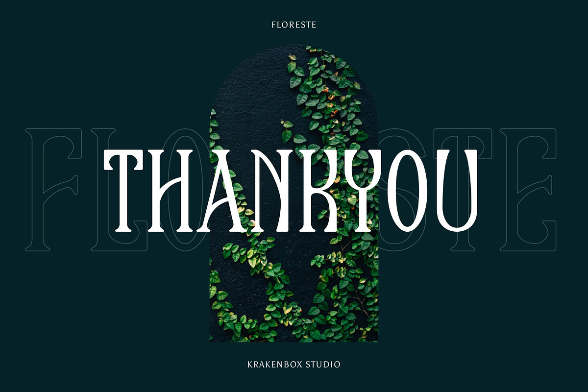 Floreste - Modern Wavy Serif, a Serif Font by Krakenbox Studio (Photo 18 of 18)