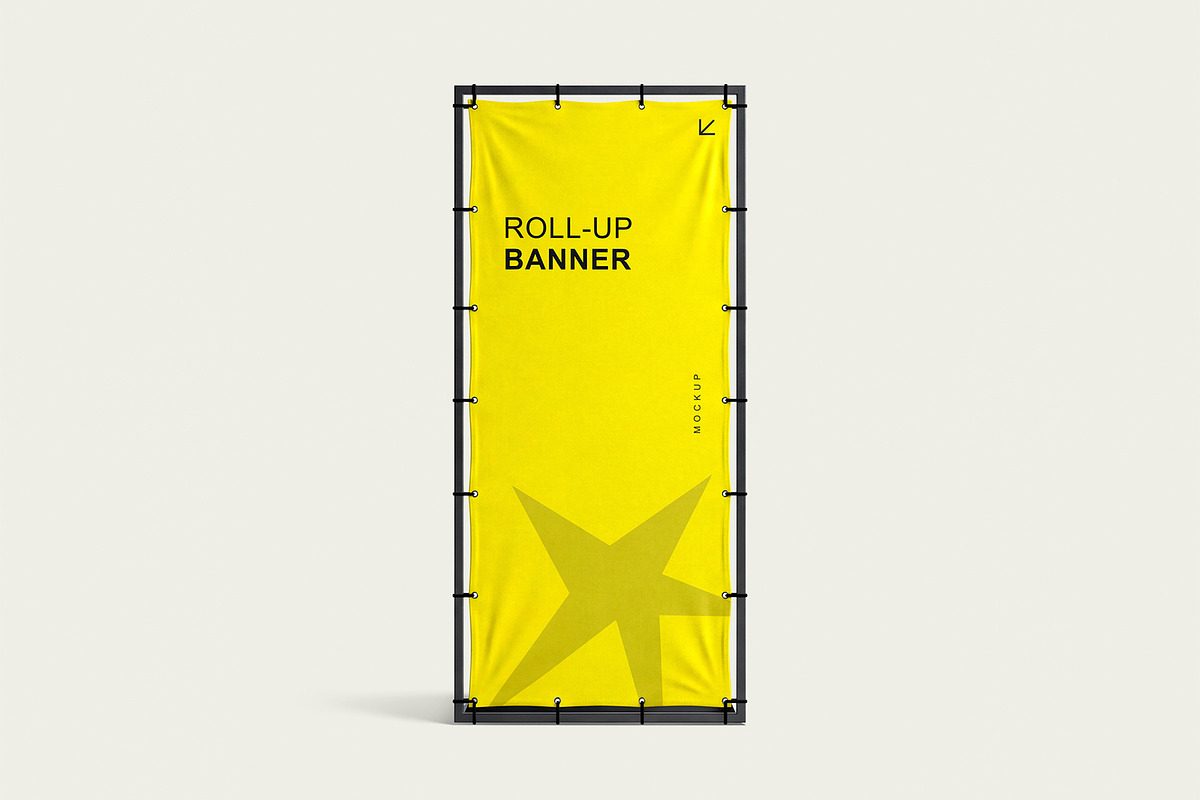 Roll-Up Banner Display Mockup Bundle, an Advertising Mockup by graphypix (Photo 5 of 14)