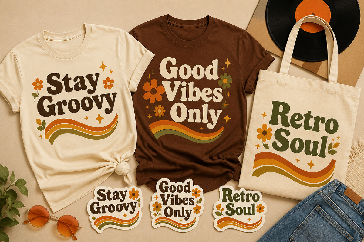 Retro Groovy, a Script Font by Wow Magic (Photo 2 of 5)