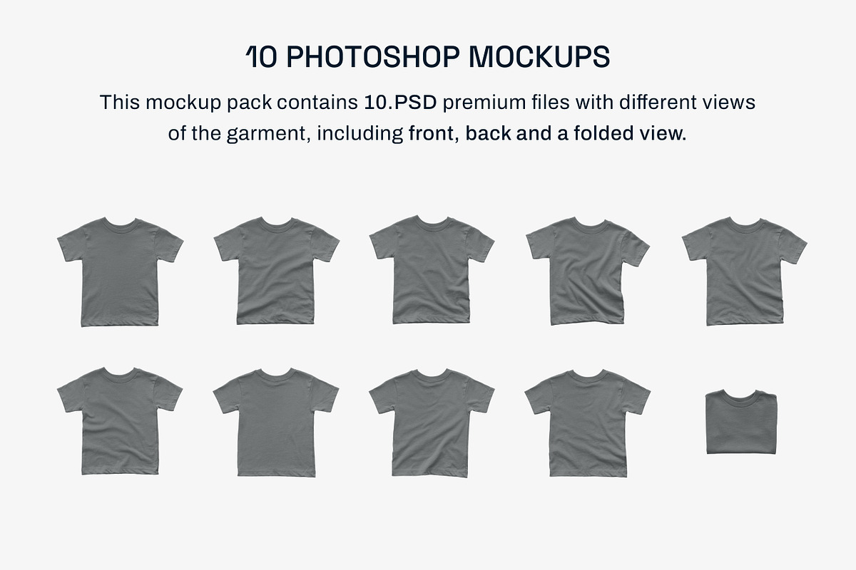 Bella Canvas 3001T Toddler Mockups, a Shirt Mockup by GraphicHero (Photo 2 of 9)