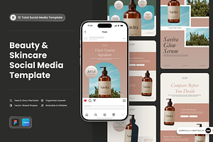 Beauty & Skincare Social Media, a Social Media Template by SLAB! Design