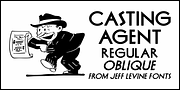 Casting Agent JNL, a Sans Serif Font by Jeff Levine Fonts (Thumbnail 1 of 5)