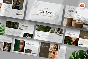 Simple Elegant - PowerPoint Template