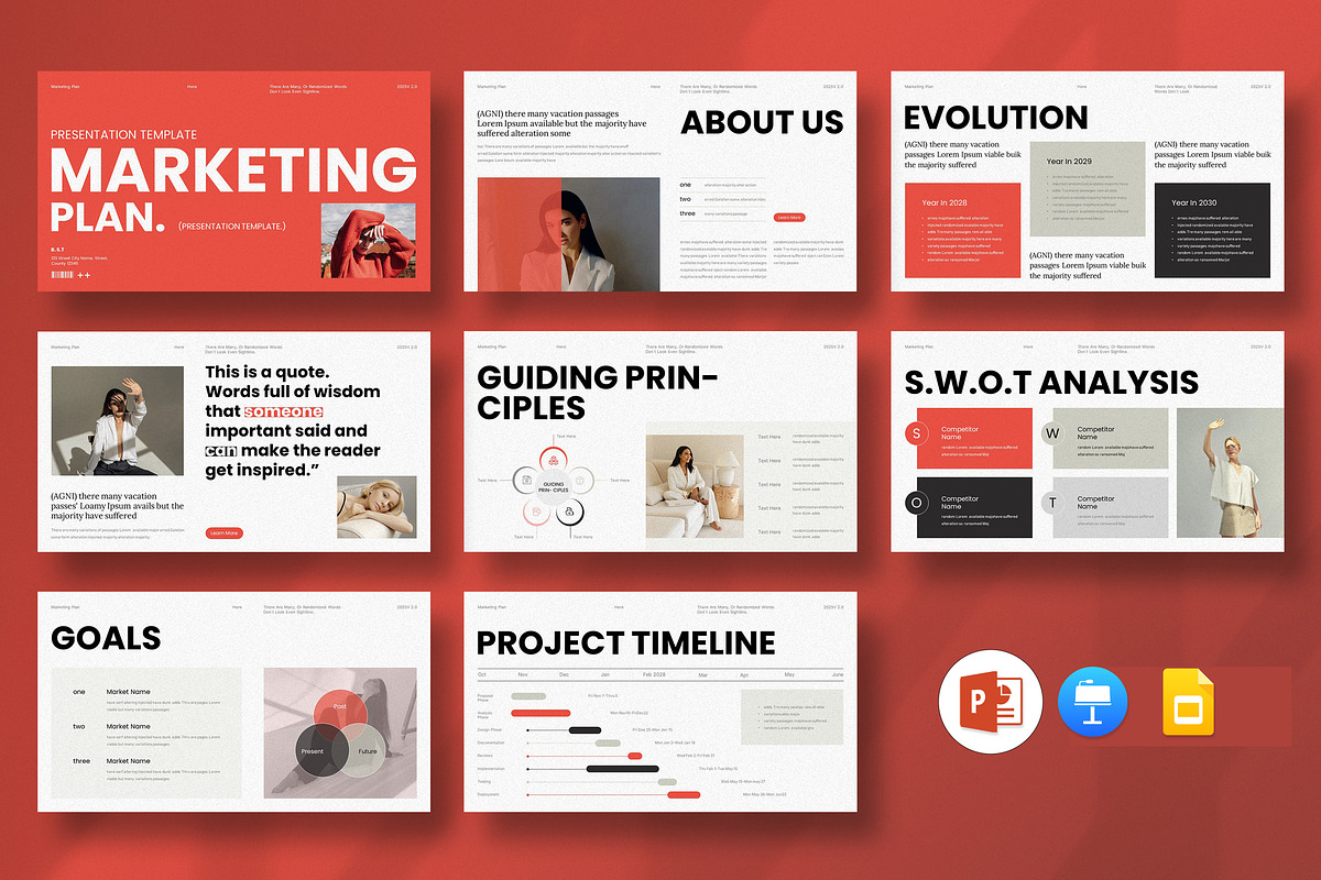 Marketing Plan Presentation Template