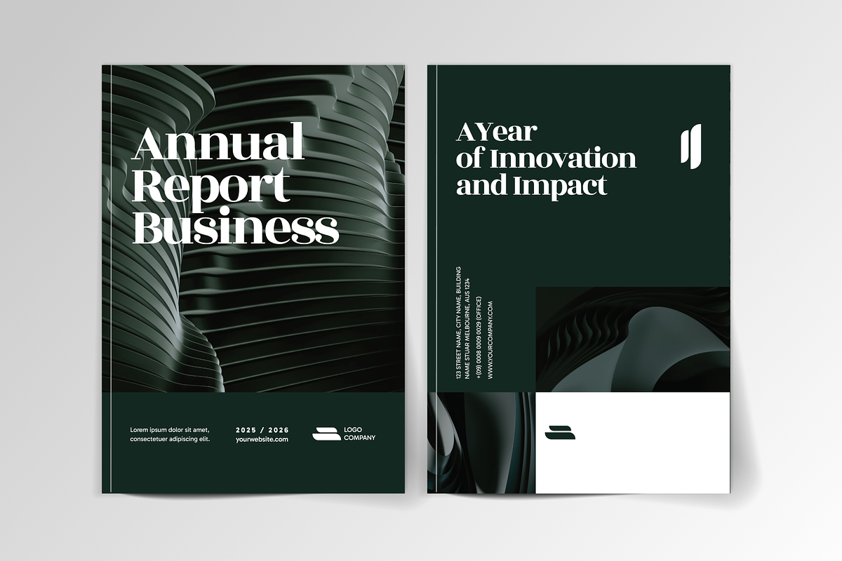 Annual Report Business, a Magazine Template by MMPixelCraft (Photo 2 of 4)