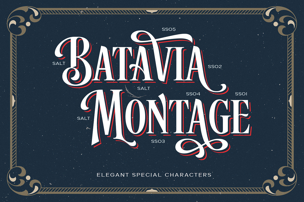 Arvoire Leonard - Layered Font, a Serif Font by Arterfak Project (Photo 8 of 11)