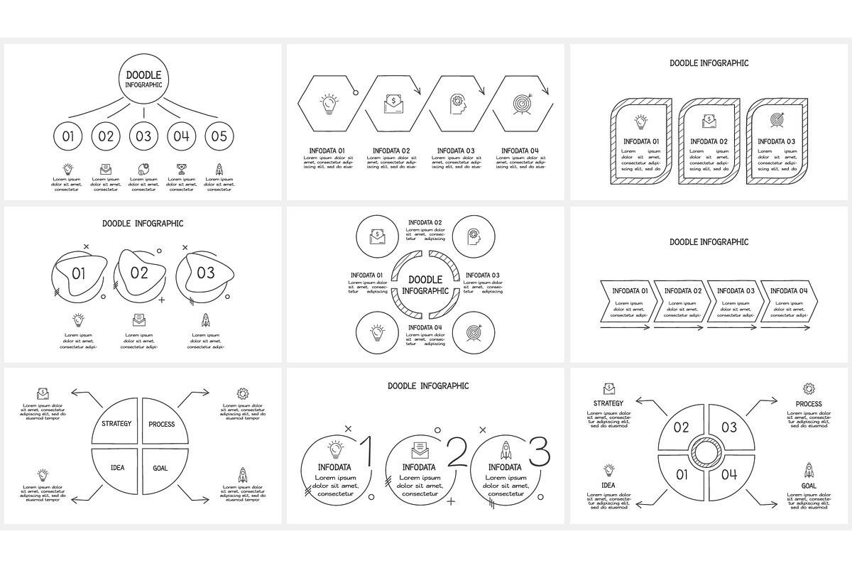 Doodle Presentation Canva Template 2 preview 2
