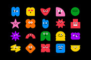 Cute Shape Emoticon, an Object Illustration by Loin Studio (Thumbnail 3 of 3)
