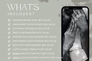 GOLD Wedding Photography Bundle, a Magazine Template by Signature Edits (Thumbnail 2 of 7)