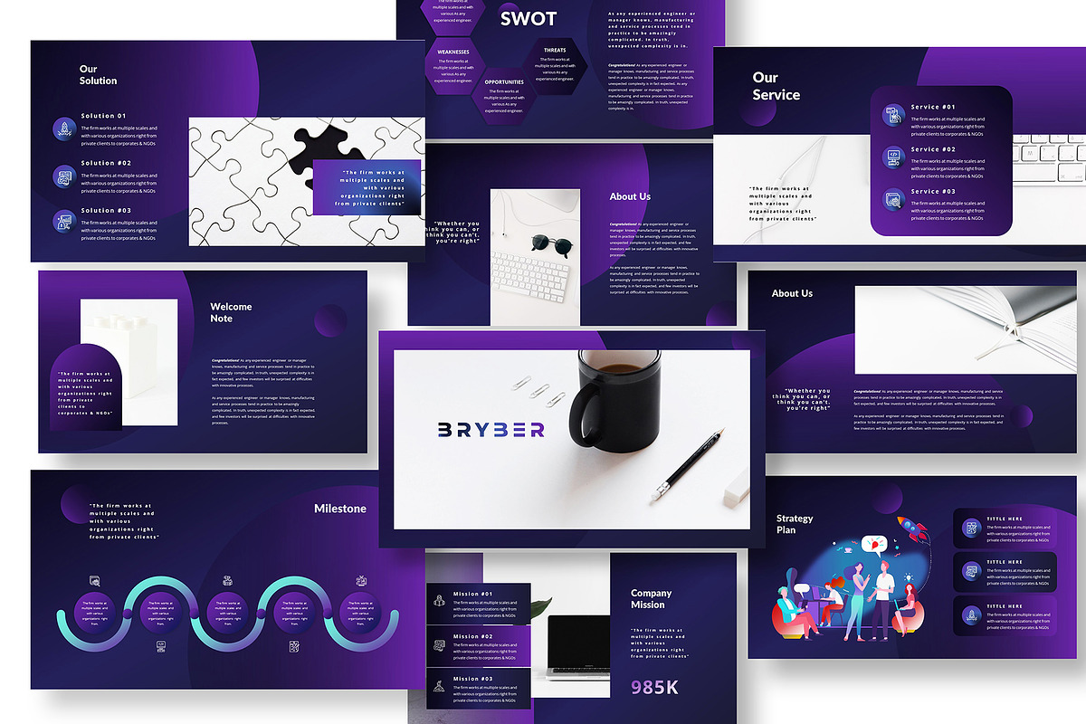 Corporate Pitch Deck Powerpoint, a Presentation Template by temphall (Photo 8 of 8)