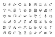 Hand Drawn Bank Icons, an Outline Icon by Brickclay (Thumbnail 8 of 8)