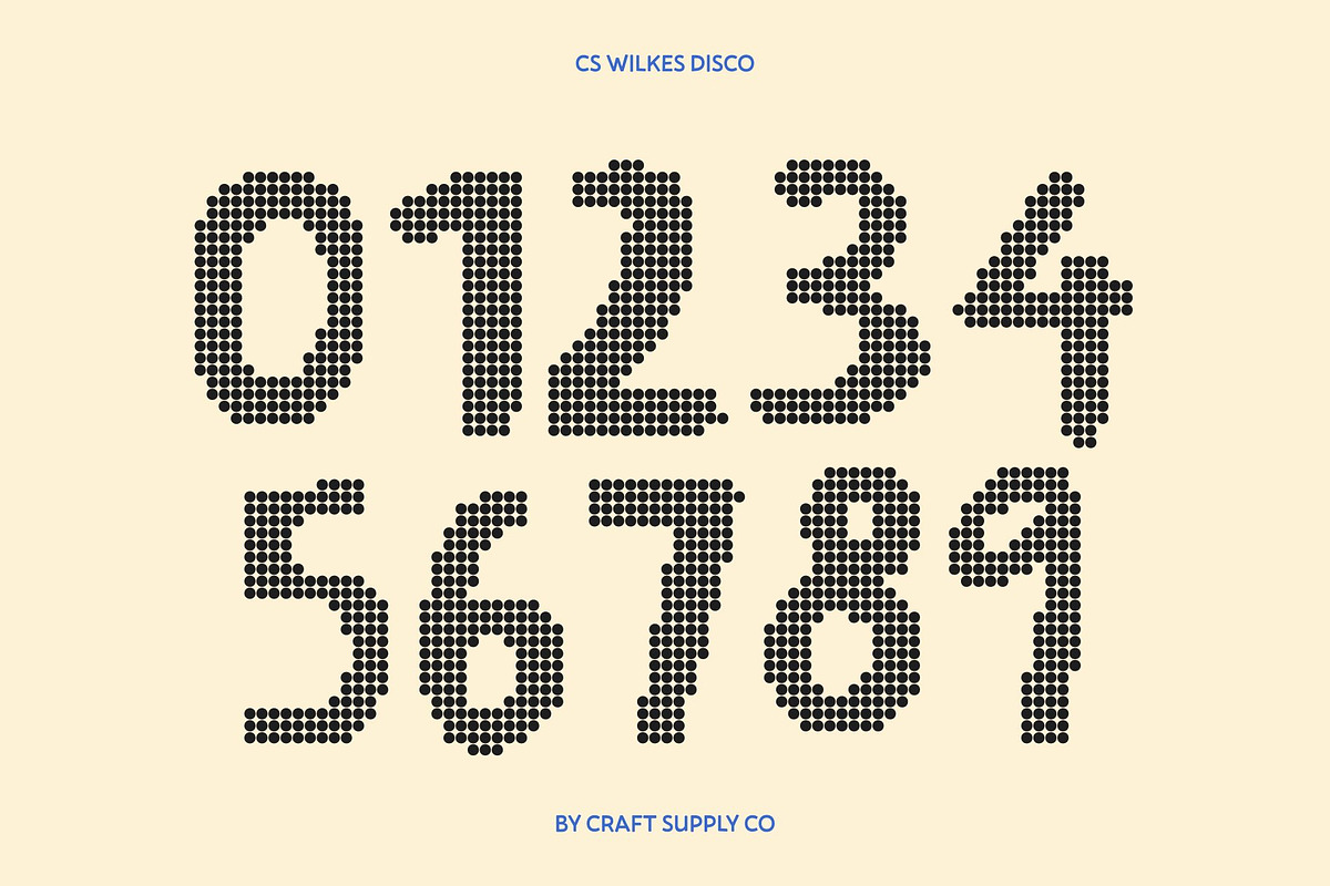 CS Wilkes Disco, a Sans Serif Font by Craft Supply Co. (Photo 5 of 8)