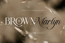 Brown Marlyn - Font Duo