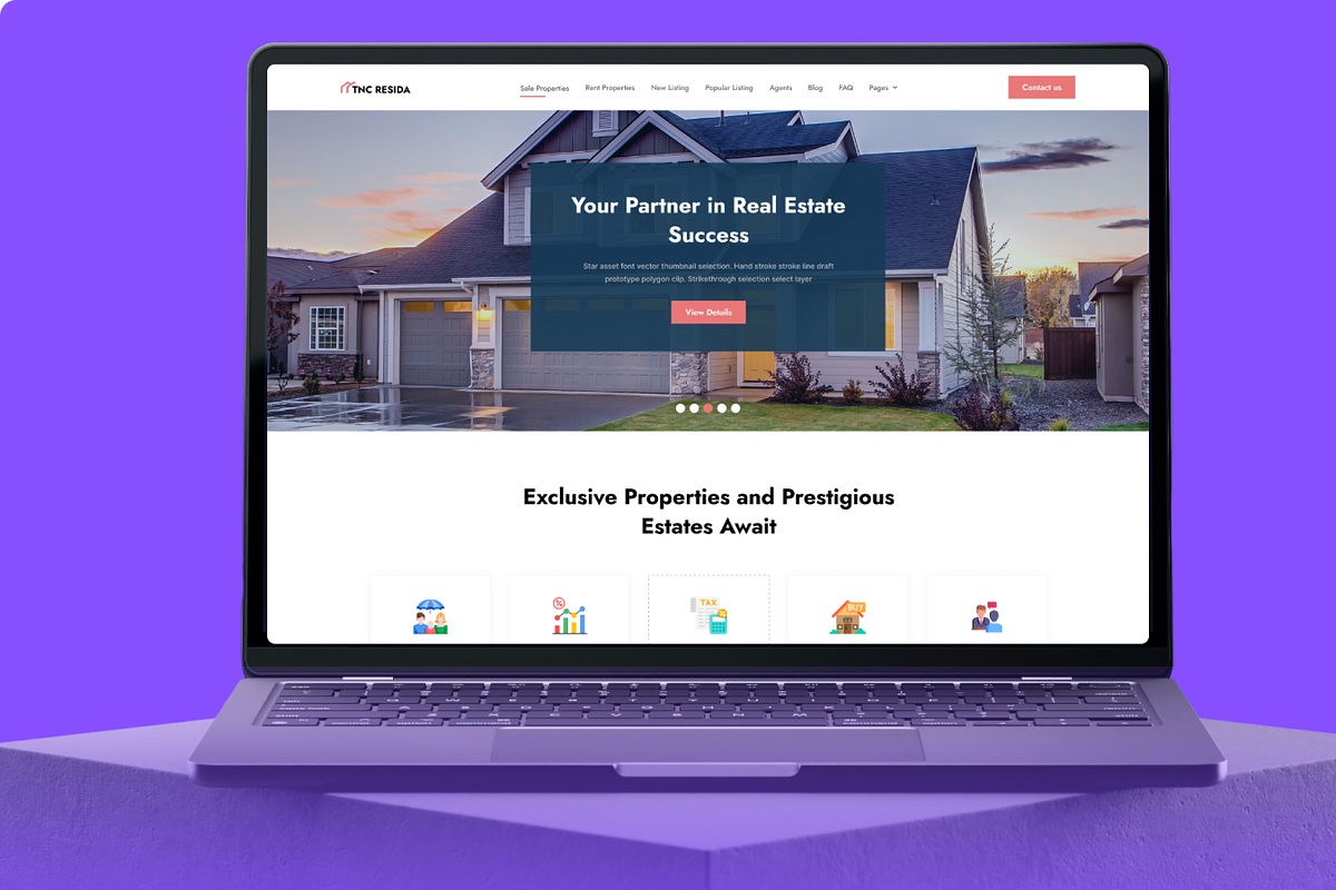 TNC Resida, Real Estate Figma UI kit, an UI Kit Template by TNCFlow (Photo 4 of 5)