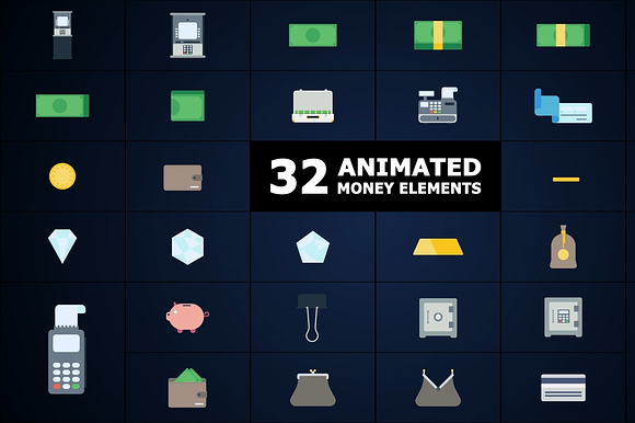Money Elements For Premiere Pro preview 3