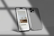iPhone 14 Pro Max Mock-ups, an iPhone Mockup by zpackcreative (Thumbnail 5 of 6)