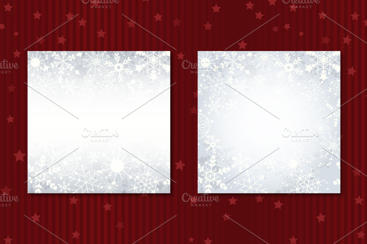 Christmas Backgrounds, an Illustration by Sunny Design (Photo 2 of 5)
