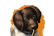 Most Popular Dog Breeds Pet Portrait, an Animal Illustration by Dneprstock (Thumbnail 20 of 23)