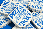 Classic Pizza Delivery Box, a Packaging Mockup by graphicsauce (Thumbnail 2 of 3)