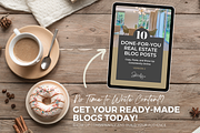 DONE-FOR-YOU REAL ESTATE BLOG POSTS, a Templates & Theme by Jennifer Magri Templates (Thumbnail 8 of 8)
