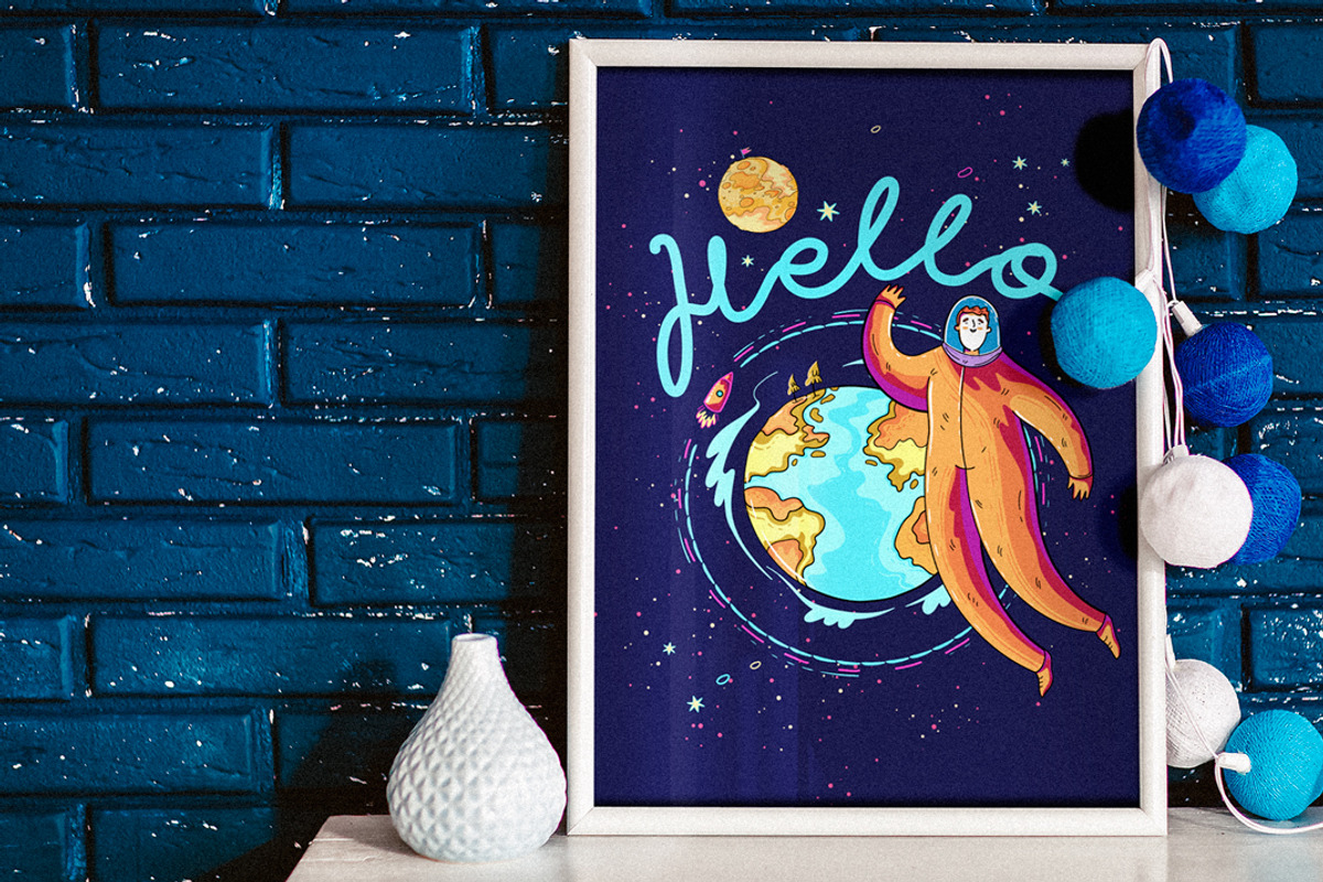 Colorful Space Collection, a Decorative Illustration by Yeticrab (Photo 6 of 12)