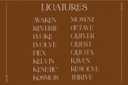Ravure A Powerful Serif Font, a Font by Prestige Artsy Studio (Thumbnail 4 of 10)