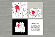 Card templates with white bears, a Card Template by Kudryashka (Thumbnail 7 of 14)