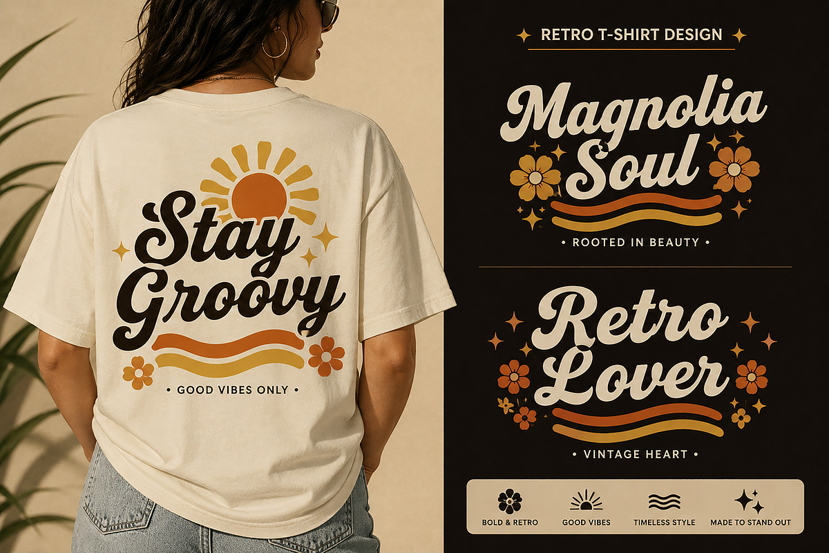 Retro Magnolia, a Script Font by Wow Magic (Photo 6 of 7)
